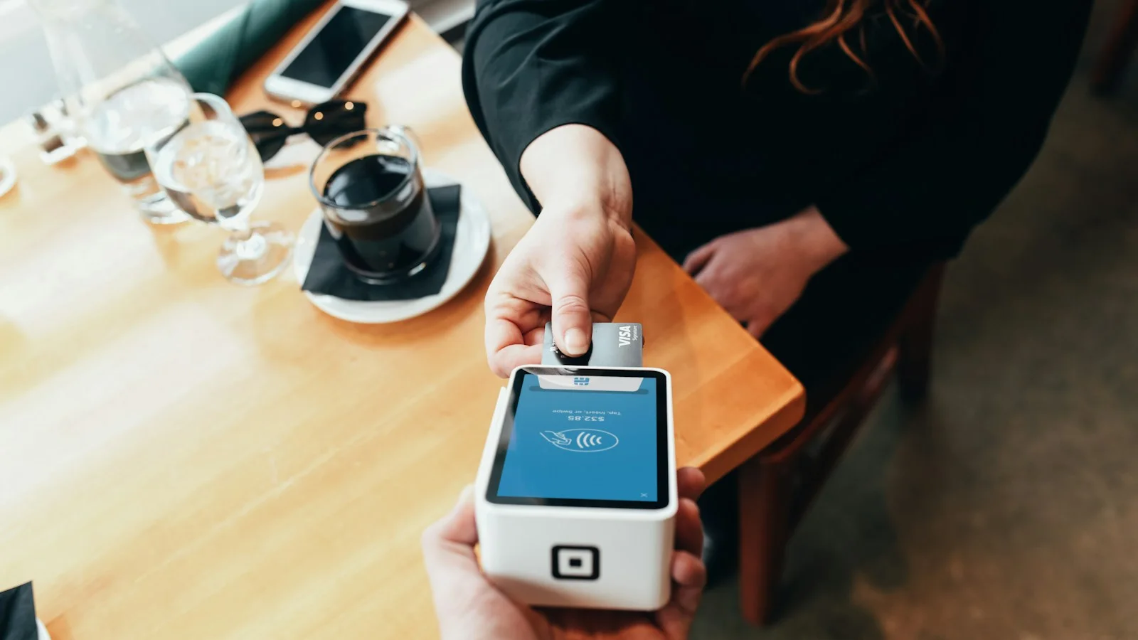 Handheld card payment terminal; illustrative, not the Gemini programme