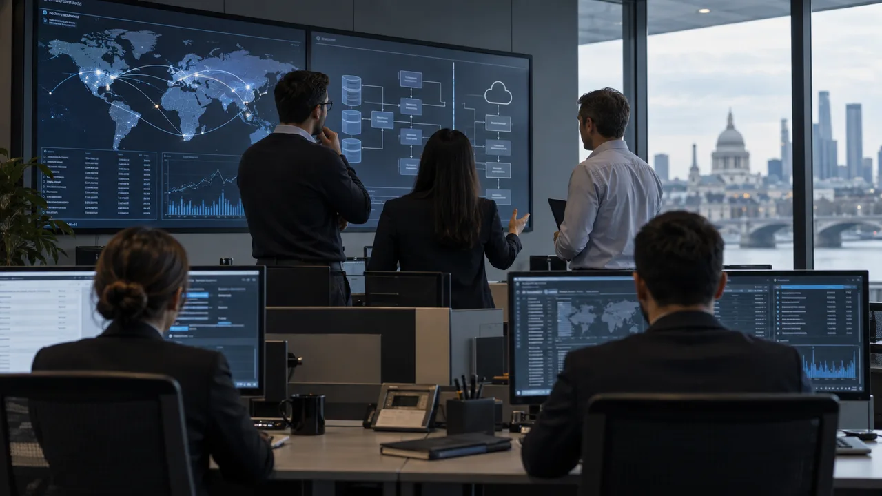 Bank operations team evaluating a payments technology upgrade.