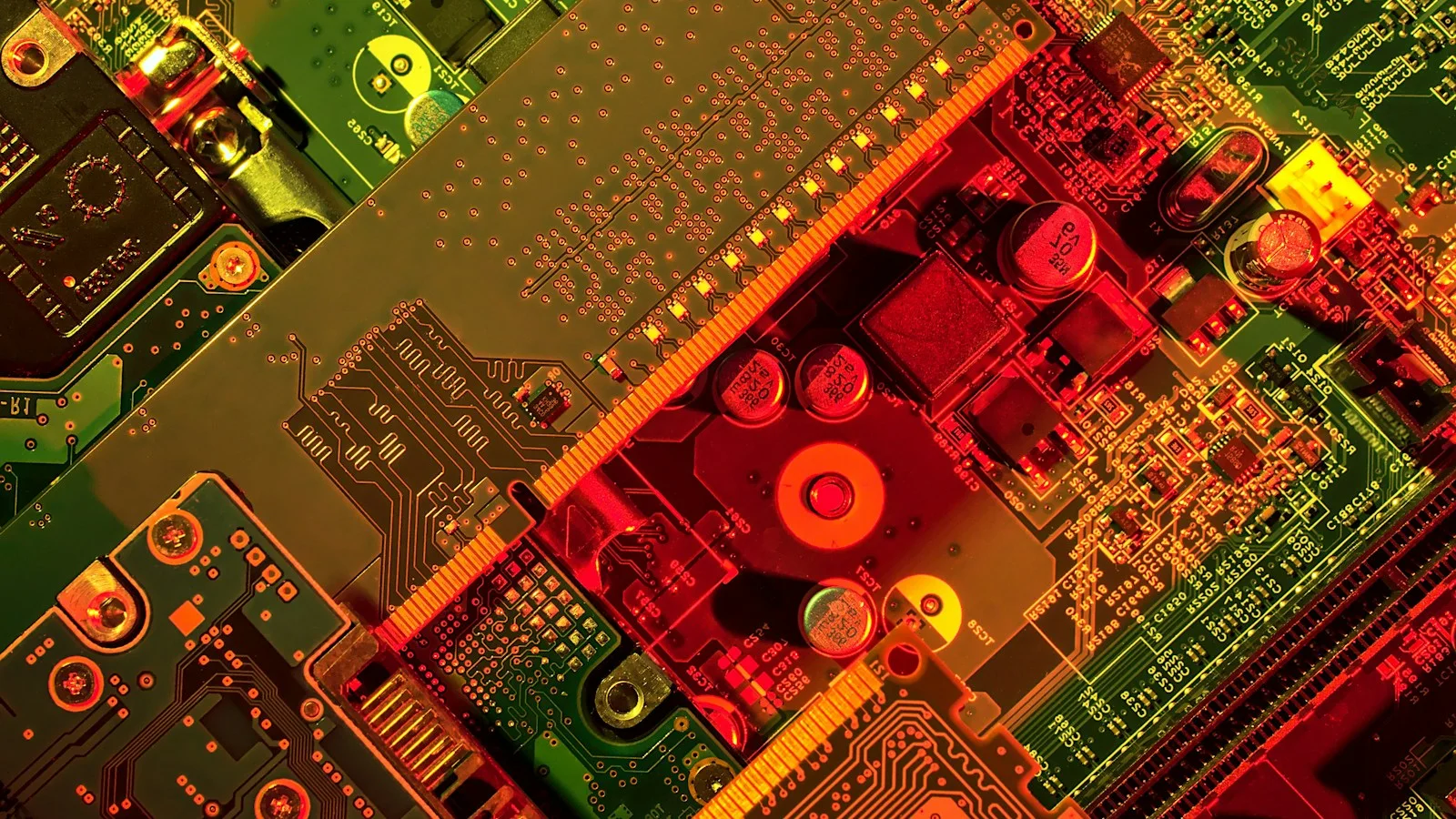 Computer motherboard; illustrative hardware