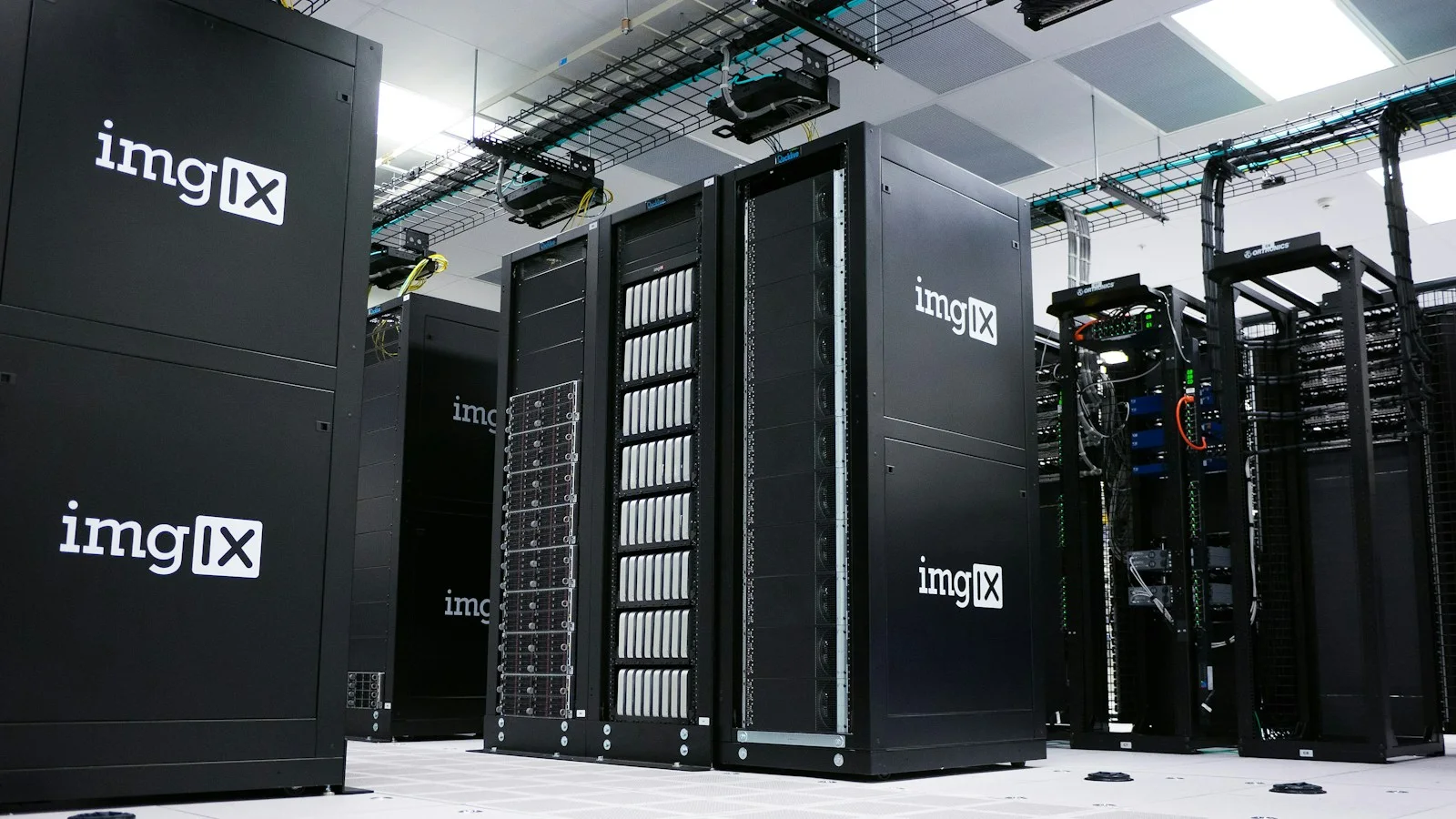 Server racks in a data centre